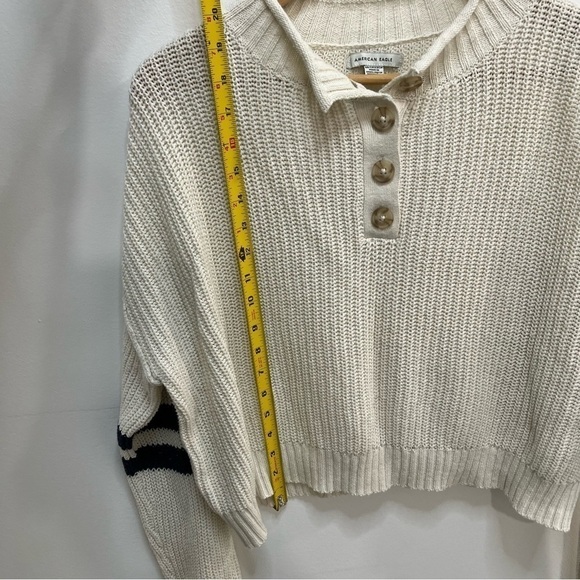 AMERICAN eagle polo striped knit sweater - Picture 4 of 7